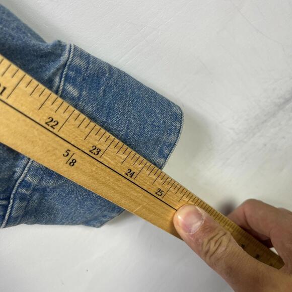 Vintage Polo Ralph Lauren Country Denim Snap Button Up Shirt - Picture 12 of 15